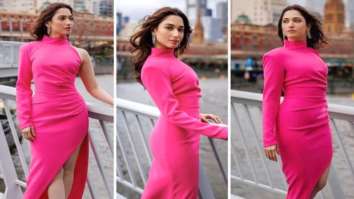 Tamannaah Bhatia makes heads turn in bright pink gown, bids farewell to Melbourne