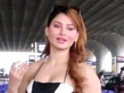 Urvashi Rautela slays her airport look in black and white outfit