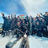 Kartik Aaryan spends a day with Indian Navy officers, calls them ‘real heroes’ as he dances and makes roti with them, watch videos