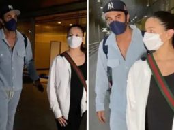 Parents-to-be Alia Bhatt and Ranbir Kapoor return from their babymoon in Italy, gets snapped at the airport 