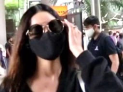 Yami Gautam snapped at the airport in black outfit