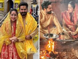 Yami Gautam stuns in traditional attire as she and husband Aditya Dhar seek blessings at the Jwala Devi shrine in Himachal