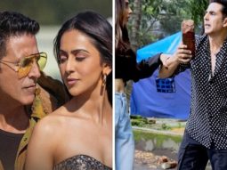 Akshay Kumar plays a prank on Cuttputtli co-star Rakul Preet Singh; leaves her stranded in a puddle Akshay Kumar plays a prank on Cuttputtli co-star Rakul Preet Singh; leaves her stranded in a puddle