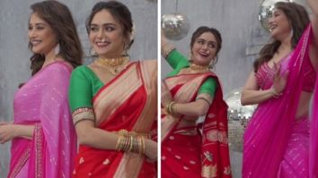 Amruta Khanvilkar pens a note for Madhuri Dixit; shakes a leg with the judge at the shoot of Jhalak Dikhhla Jaa 10