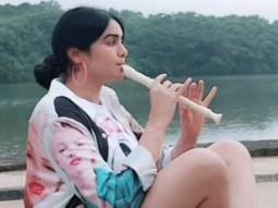 Adah Sharma plays a melodious tone on her flute