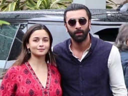 Alia Bhatt and Ranbir Kapoor snapped with Brahmastra director Ayan Mukherji