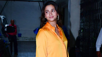 Alia Bhatt look the cutest in an oversized orange shirt