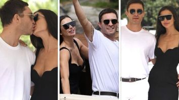Amy Jackson and Ed Westwick kiss before boat ride in Venice, see pics