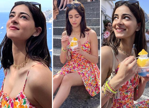 Ananya Panday is a Dream Girl in floral print chiffon saree and