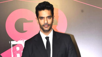 Angad Bedi arrives in black suit for GQ Awards