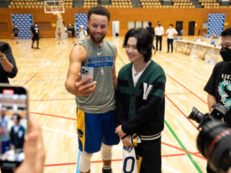 BTS’ SUGA has a gala time with Warriors’ point guard Steph Curry; sits courtside and meets Tennis player Naomi Osaka, see photos and videos