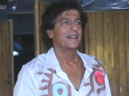 Chunky Pandey poses with Sophie Choudry