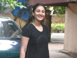 Dhvani Bhanushali smiles cutely as she poses for paps