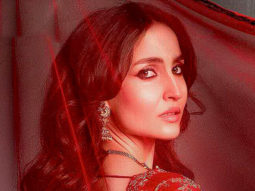 Elli AvrRam looks beautiful in traditional red lehenga