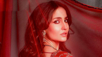 Elli AvrRam looks beautiful in traditional red lehenga