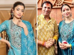 Fashion Faceoff: Rashmika Mandanna or Tamannaah, who wore this elegant blue sharara set by Label Anushree better?