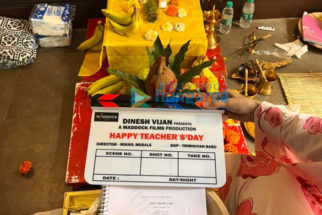 On the set of the movie Happy Teacher’s Day