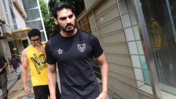KL Rahul and Ahan Shetty snapped together