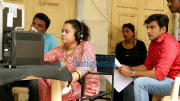 On the sets of the movie Kahani Rubber Band Ki