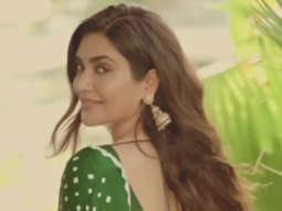 Karishma Tanna looks beautiful in green saree and jhumkas