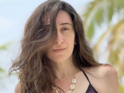 Karisma Kapoor drops a sizzling photo in purple sequined swimsuit from beach vacation