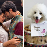 Kartik Aaryan gets best wishes from his pet dog Katori for Satyaprem Ki Katha shoot, see adorable photos