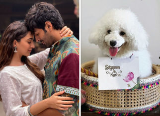 Kartik Aaryan gets best wishes from his pet dog Katori for Satyaprem Ki Katha shoot, see adorable photos