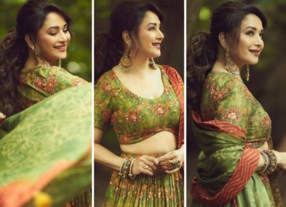 Madhuri Dixit in Shehlaa Khan Lehenga – Boutiquesarees.com