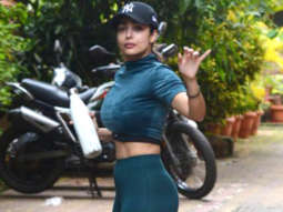 Malaika Arora greets paps as she gets snapped outside the gym