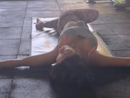 Mallika Sherawat shows off her flexibility skills