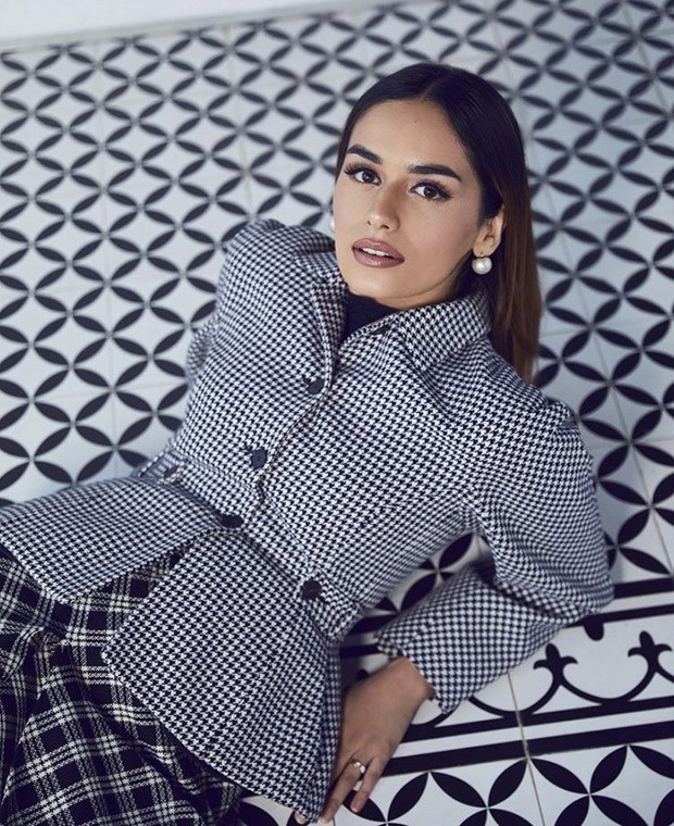 Manushi Chhillar nails fall fashion with her checkered Dior outfit 