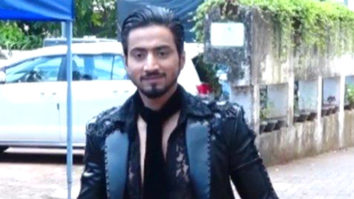 Mr. Faisu snapped in an all-black leather outfit