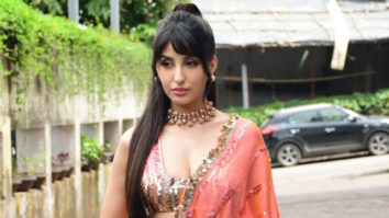 Nora Fatehi looks absolutely dazzling in a saree