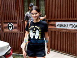 Photos: Ananya Panday spotted at Anshuka Yoga in Bandra