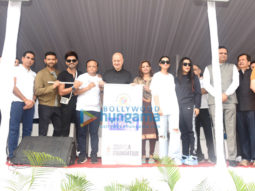 Photos: Anupam Kher and Parineeti Chopra snapped participating in the Beach Cleanup drive in Juhu