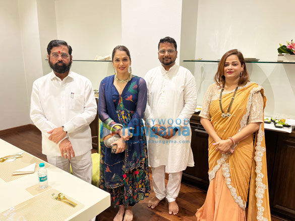 Photos: Celebs snapped at CM Eknath Shinde’s residence for Ganpati Photos: Celebs snapped at CM Eknath Shinde’s residence for Ganpati