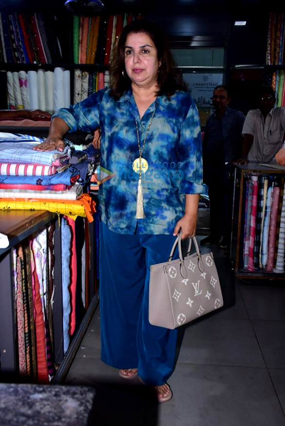 Photos: Farah Khan spotted in Bandra