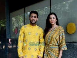 Photos: Gauahar Khan and Zaid Darbar promote their song ‘Baarish Mein Tum’ in Mumbai