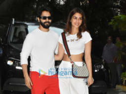 Photos: Kriti Sanon and Varun Dhawan snapped at Maddock Films’ office