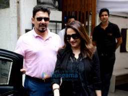 Photos: Madhuri Dixit and Shriram Madhav Nene snapped in Bandra