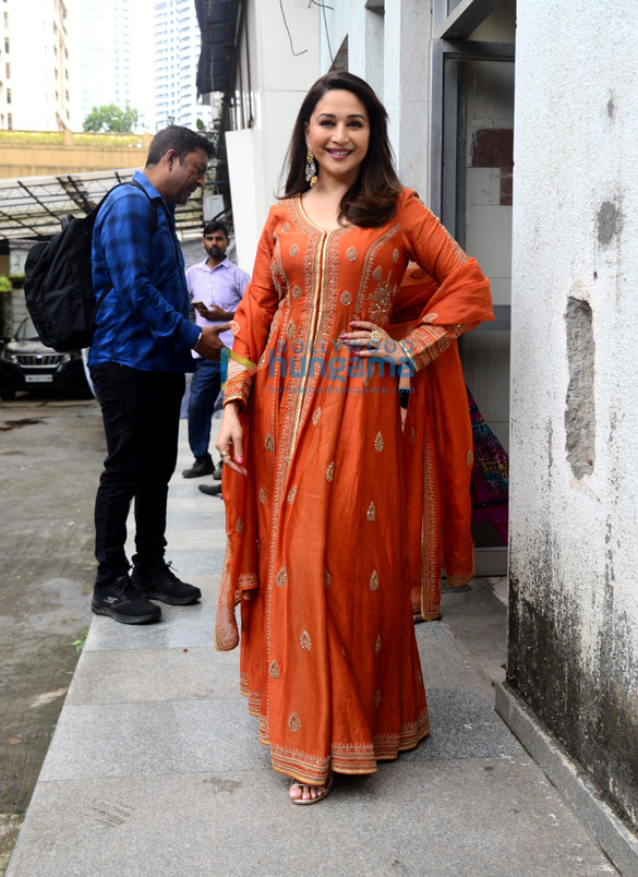 Photos: Madhuri Dixit snapped at Lower Parel Photos: Madhuri Dixit snapped at Lower Parel