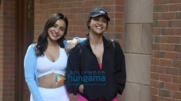 Photos: Neha Sharma and Aisha Sharma spotted at the gym in Bandra