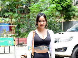 Photos: Neha Sharma spotted outside a gym in Bandra