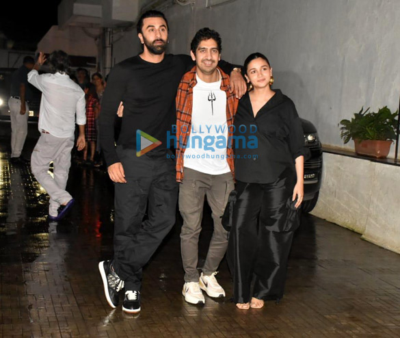 photos ranbir kapoor ayan mukerji and alia bhatt snapped at the dharma productions office 1