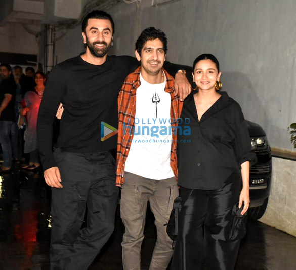 Ranbir Kapoor and Alia Bhatt visit old Dharma office in Bandra