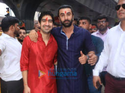 Photos: Ranbir Kapoor and Ayan Mukerji snapped at Lalbaugcha Raja