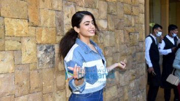 Photos: Rashmika Mandana snapped promoting her film Goodbye
