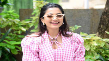 Photos: Rashmika Mandanna snapped promoting Goodbye in Juhu