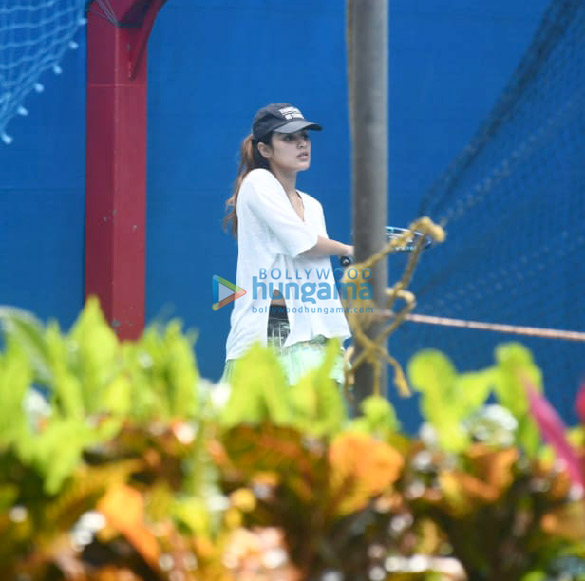 Photos: Rhea Chakraborty snapped playing Tennis