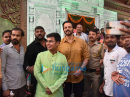 Photos: Rohit Shetty at Ashish Shelar Ganpati ji Pandal Bandra